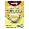 Yogi Tea, Positive Energy™, Bright Peach , 16 Tea Bags, 1.02 oz (29 g)