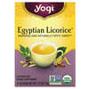 Yogi Tea, Egyptian Licorice, Caffeine Free, Kräutertee, koffeinfrei, 16 Teebeutel, 36 g (1,27 oz.)