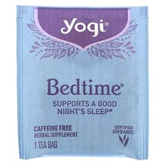 Yogi Tea‏, Bedtime, נטול קפאין, 16 שקיקי תה, 24 גרם (85 אונקיות)