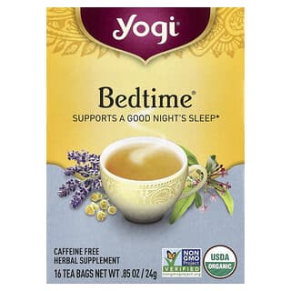 Yogi Tea, Nukkumaanmenoa varten, kofeiiniton, 16 teepussia, 0,85 oz (24 g)