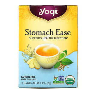Yogi Tea, Estômago Fácil, 16 Saquinhos de Chá, 29 g (1,02 oz)