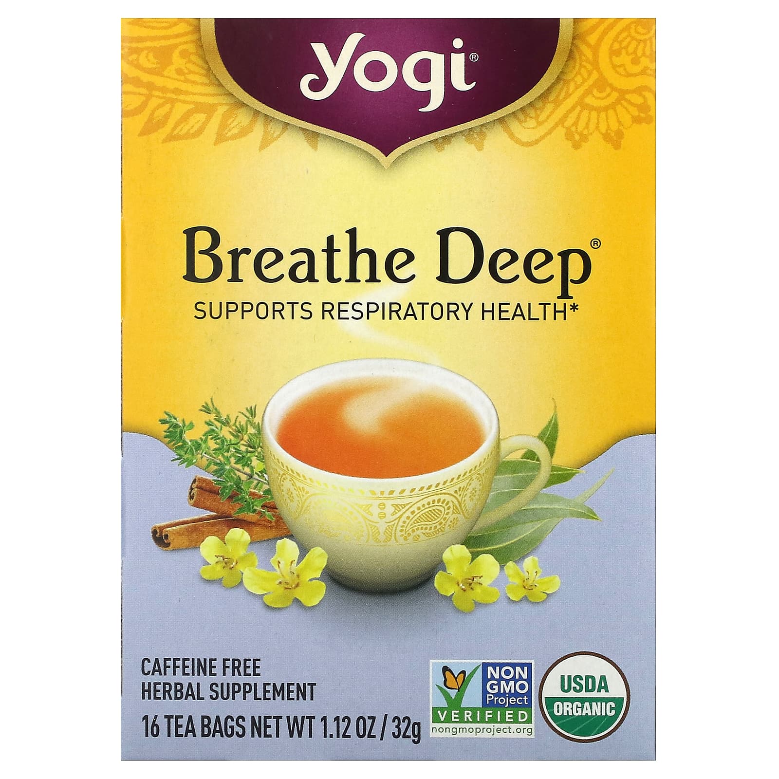 Yogi Tea Woman's Moon Cycle - Caffeine Free - 16 Tea Bags