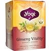 Ginseng Vitality, Caffeine Free, 16 Tea Bags, 1.12 oz (32 g)