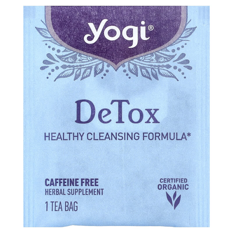 DeTox, без кофеїну, 16 чайних пакетиків, 29 г (1,02 унції)