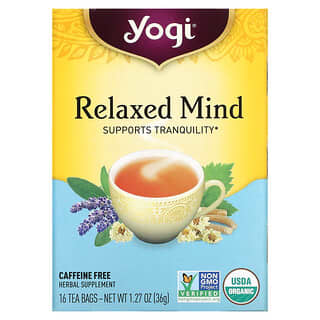 Yogi Tea, リラックスマインド、カフェインフリー、ティーバッグ16袋、32g（1.12オンス）
