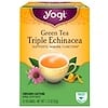 Зеленый чай "Тройная эхинацея", 16 пакетиков, 1.12 унций (32 г)
