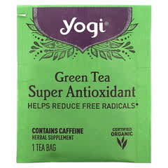 Yogi Tea, 特強抗氧綠茶，16 茶包，1.12 盎司（32 克）
