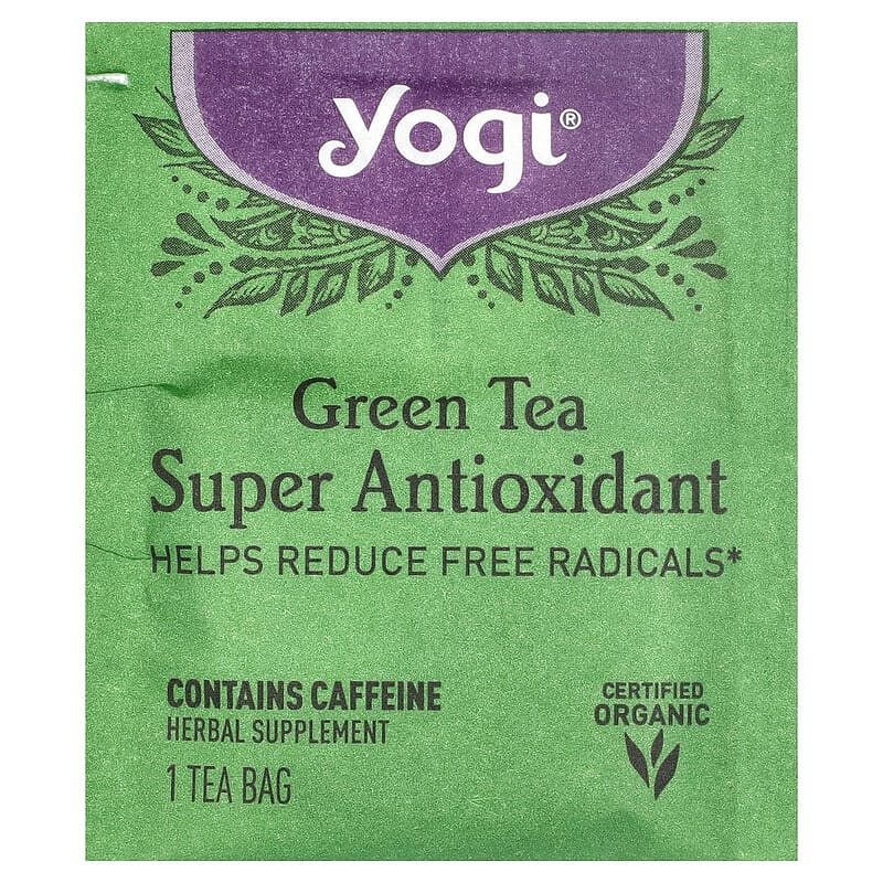 Green Tea Super Antioxidant、ティーバッグ16個、32g（1.12オンス）