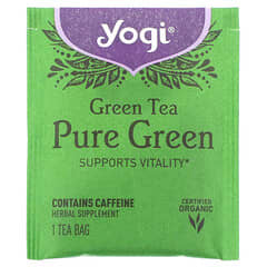 Yogi Tea, Green Tea Pure Green, 16 Tea Bags, 1.09 oz (31 g)