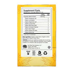 Yogi Tea, Organic, Alivio de la garganta, Limón y Miel, Sin Cafeína, 16 Saquitos de té, 1.12 oz (32 g)