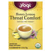 Yogi Tea, Throat Comfort, 허니 레몬, 카페인 무함유, 티백 16개, 32g(1.12oz)