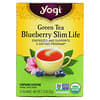 Yogi Tea, Slim Life, зеленый чай  с черникой, 16 чайных пакетиков, 32 г (1,12 унции)