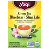 Slim Life, Té verde con sabor a arándano azul, 16 bolsitas de té, 32 g (1,12 oz)