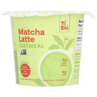 Yishi, Oatmeal, Matcha Latte, 1.76 oz (50 g)