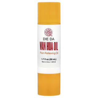 Yu Lam Brand, Die Da, Wan Hua Oil, Óleo de alívio da dor, 1.7 fl oz (50 ml)