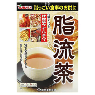 Yamamoto Kanpoh, Mixed Herb Tea, Fat Flow, 24 Tea Bags, 8.50 oz (240 g)