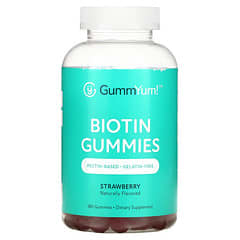 GummYum!, Biotin Gummies, Strawberry, 2,500 mcg, 180 Gummies (Discontinued Item) 