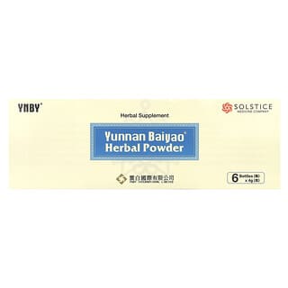 Yunnan Baiyao, Herbal Powder, 6 Bottles, 4 g Each