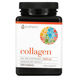 Youtheory, Collagène, 1000 mg, 290 comprimés