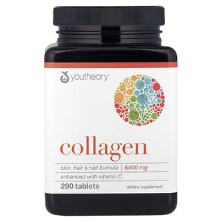 Youtheory, Colágeno, 290 comprimidos
