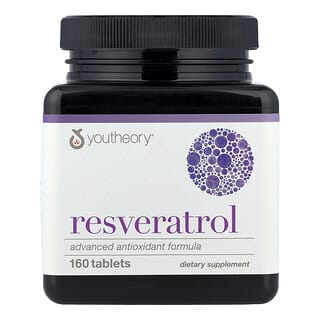 Youtheory, Resveratrol, 160 Tabletten