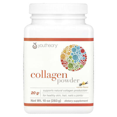 Youtheory, Collagen Protein Powder, Vanilla, 10 oz (283 g)