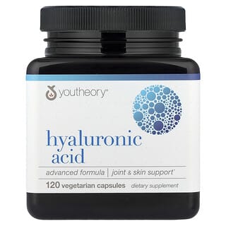 Youtheory, Hyaluronic Acid, Advanced Formula, 120 Vegetarian Capsules