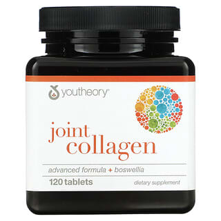 Youtheory, Joint Collagen（ジョイントコラーゲン）、アドバンストフォーミュラ＋ボスウェリア、120粒