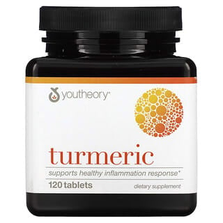 Youtheory, Turmeric, 120 Tablets