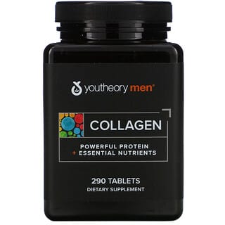Youtheory, Коллаген для мужчин, усовершенствованная формула, 290 таблеток