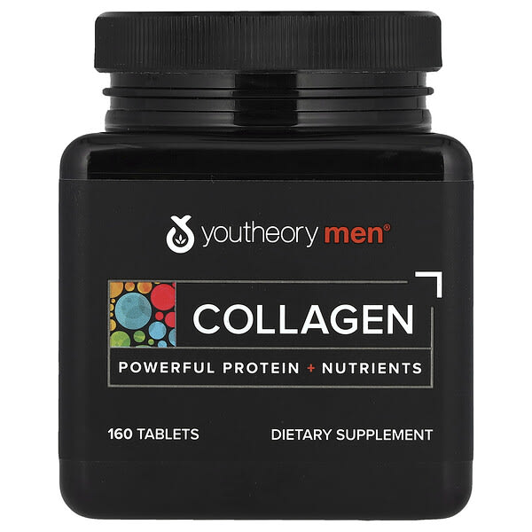 Youtheory, Collagen, For Men, 160 Tablets