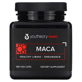 Youtheory, Hommes, Maca, 120 capsules végétariennes