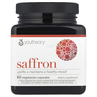 Youtheory, Saffron, 60 Vegetarian Capsules