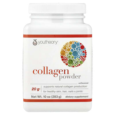 Youtheory, Collagen Powder, Unflavoured, 10 oz (283 g)