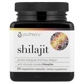 Youtheory, Shilajit, 60 Cápsulas Vegetarianas