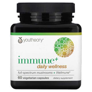 Youtheory, Immune+ Daily Wellness, 60 Vegetarian Capsules