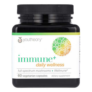 Youtheory, Immune+ Daily Wellness, 60 capsule vegetariane