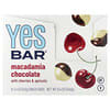 Yes Bar, 스낵 바, 마카다미아 초콜릿, 바 6개, 각 40g(1.4oz)