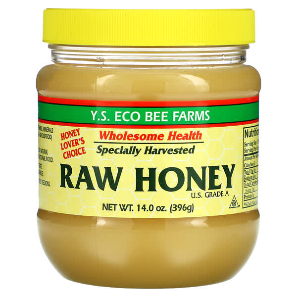 Y.S. Eco Bee Farms, 未加工ハチミツ14.0 oz (396 g)