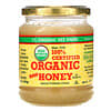 100%-ный сертифицированный органический необработанный мед, 454 г (1 фунт)