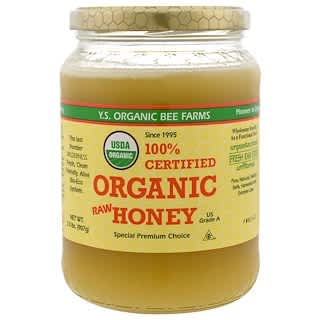 Y.S. Eco Bee Farms, 100% сертифицированный органический сырой мед, 907 г