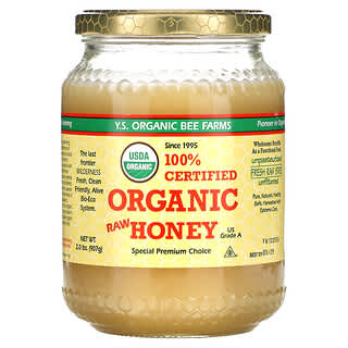 Y.S. Eco Bee Farms, 100% Certified Organic Raw Honey, 2 lbs (907 g)