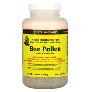 Y.S. Eco Bee Farms, 蜂花粉，完整顆粒，10.0 盎司（283 克）