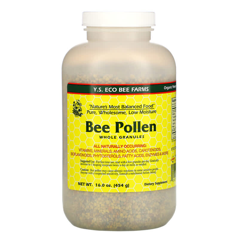  Polen de abeja puro 5oz (140g)| Gránulos de polen de abeja 100% | Polen  de Abeja 100% natural | Suplemento totalmente natural.