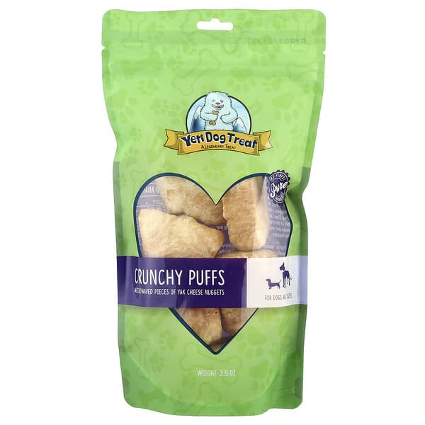 Yeti Dog Chew‏, Crunchy Puffs ، للكلاب ، جميع الأحجام ، 3.5 أونصة