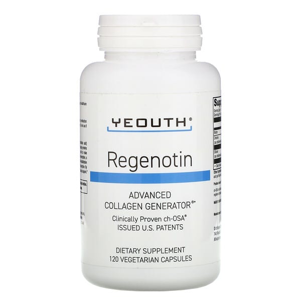 Yeouth, Regenotin, Advanced Collagen Generator, 120 Vegetarian Capsules (Discontinued Item) 
