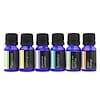 Therapeutic Grade Essential Oil, Starter Therapy Pack, 6 Pack, .34 fl oz (10 ml) Each