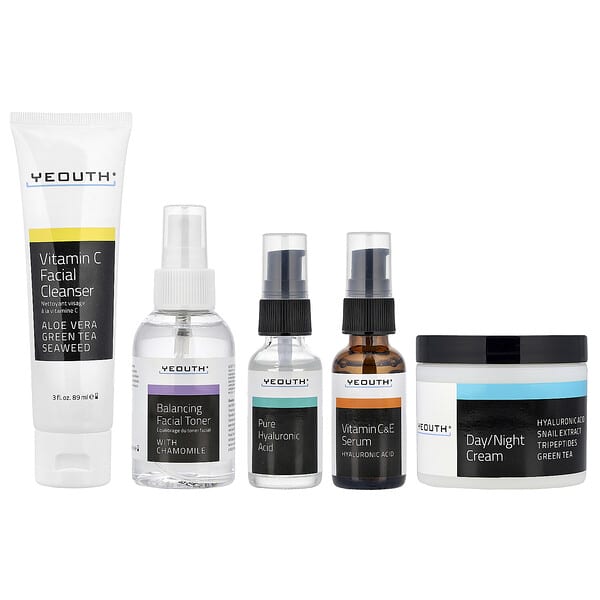YEOUTH, Anti-Aging System, Twenties, juego de 5 piezas