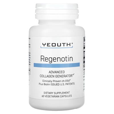 YEOUTH, Regenotin Advanced Collagen Synthetic, 60 Vegetarian Capsules