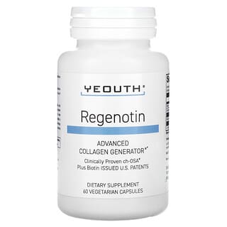 YEOUTH, Regenotin，高级胶原蛋白生成元，60粒素食胶囊